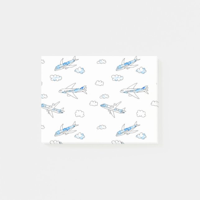 Bloco De Notas avião de rosca (Frente)