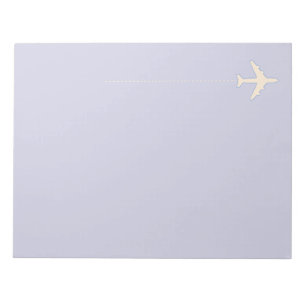 Bloco De Notas Avião viagem a azul