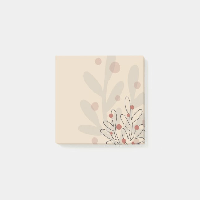Bloco De Notas Avis rara de natal design abstrato (Frente)