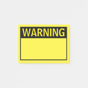 BLOCO DE NOTAS AVISO