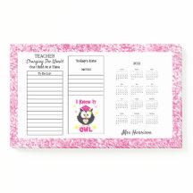 Aviso de Calendário da Mesa Funny