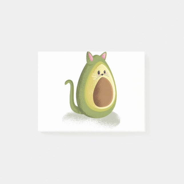 Bloco De Notas Avocado Cat (Frente)