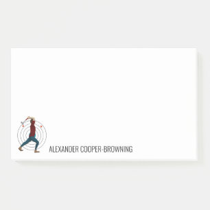 Bloco De Notas Ax Throwing