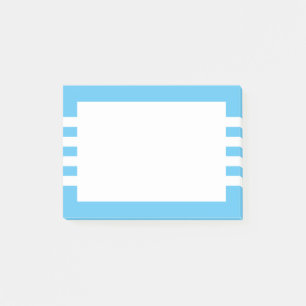 Bloco De Notas Azul Azul-Cinza Branco Moderno