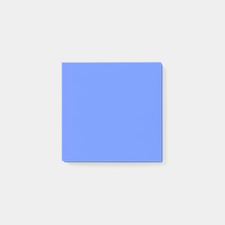 Bloco De Notas Azul Centáurea Sólido Simples