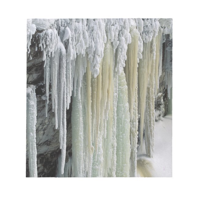 Bloco De Notas Azul, gelo e água subterrânea desaparecem; Tahquam (Frente)