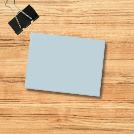 Bloco De Notas Azul Pastel Cor Sólida | Clássico | Elegante