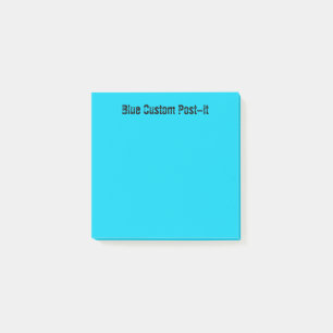 Bloco De Notas Azul personalizado