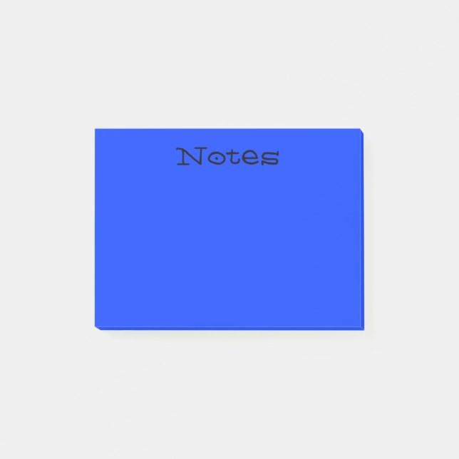 Bloco De Notas Azul simples (Frente)