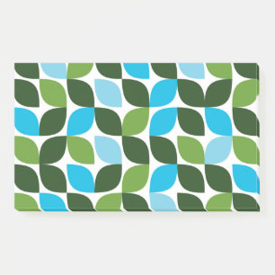 Bloco De Notas Azul, verde, legal, moda, abstrato da natureza mod