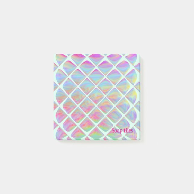 Bloco De Notas azulejos de sabão (Frente)