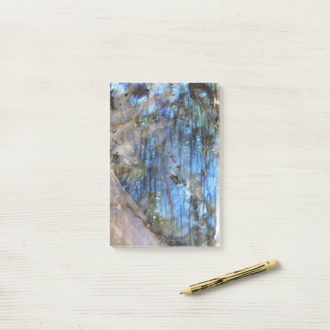 Bloco De Notas Azure e Iridescência (Na mesa)