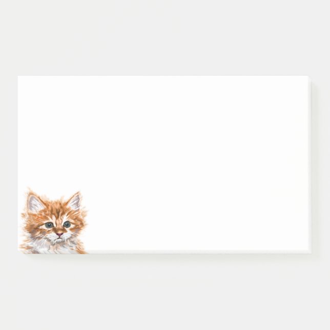 Bloco De Notas Baby Cat Posta as notas (Frente)