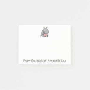 Bloco De Notas Baby Hippo