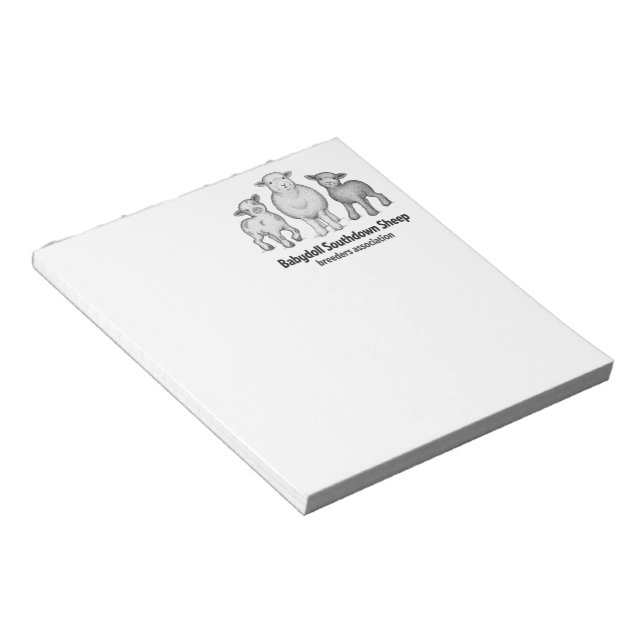 Bloco De Notas Babydoll Southdown Notepad (Inclinado)