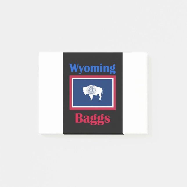 Bloco De Notas Baggs Wyoming (Frente)