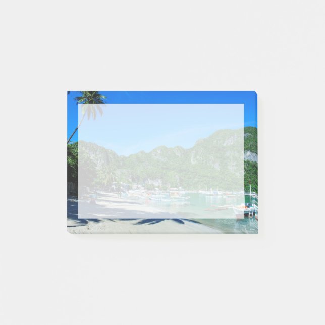 Bloco De Notas Baía da Praia de El Nido (Frente)