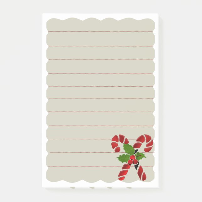 Bloco De Notas bala de cana nota Post-it  (Frente)