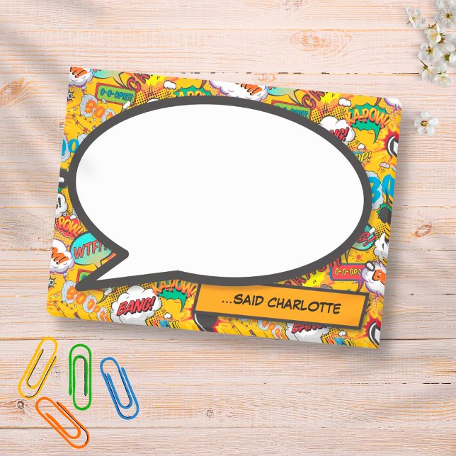 Bloco De Notas Balão de Falha de Quadrinho Moderno (Criador carregado)