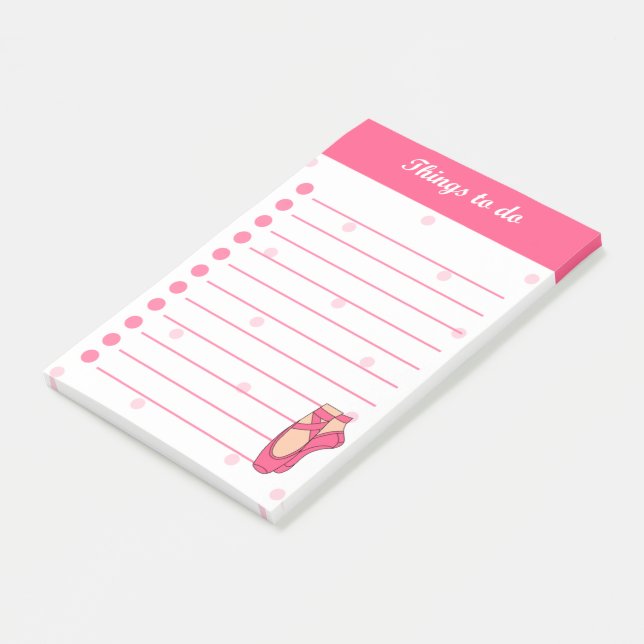 Bloco De Notas Balé (Inclinado)