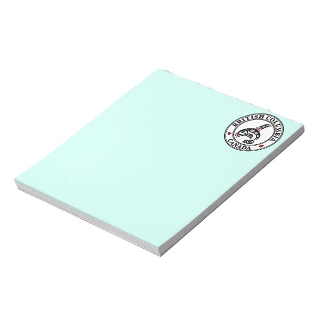 Bloco De Notas Baleia Assassina Nativa Americana Red Black Haida  (Invertido)