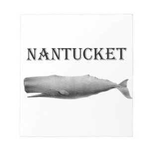 Bloco De Notas Baleia de esperma de Nantucket
