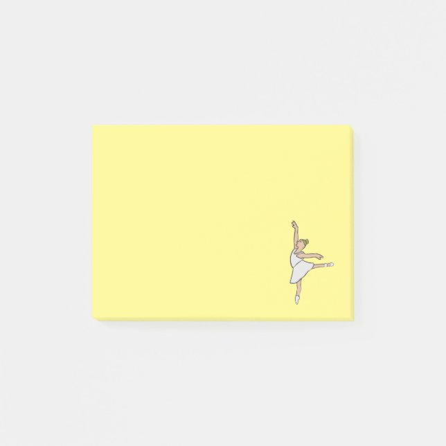 Bloco De Notas Ballerina Balé Dancer (Frente)