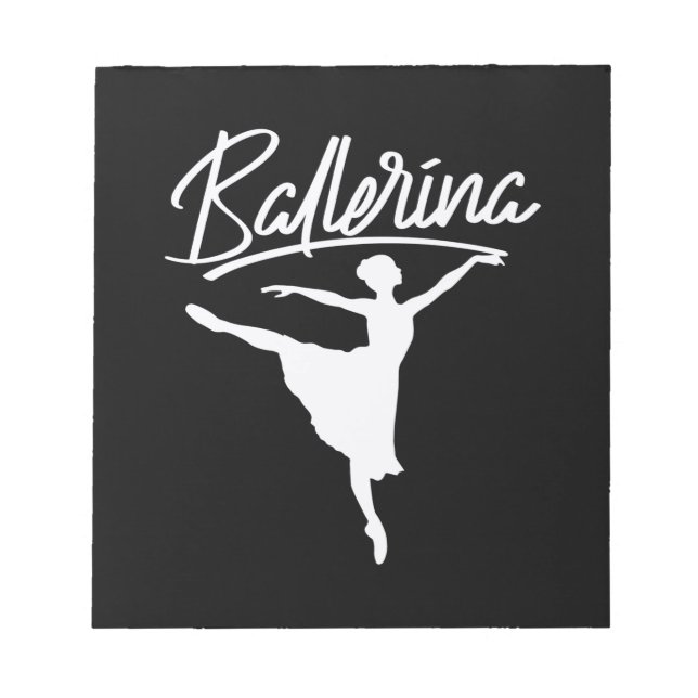 Bloco De Notas Ballerina Dancer (Frente)