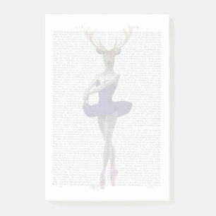 Bloco De Notas Ballerina Deer em Azul