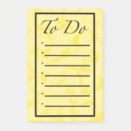 Bloco De Notas Bananas Lista de Tarefas Notas Adhesivas