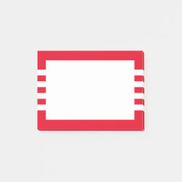 Bloco De Notas Bandas brancas geométricas minimalistas modernas