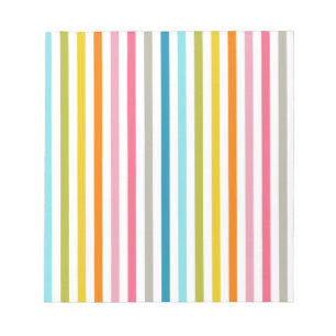 Bloco De Notas Bandas de doces coloridas