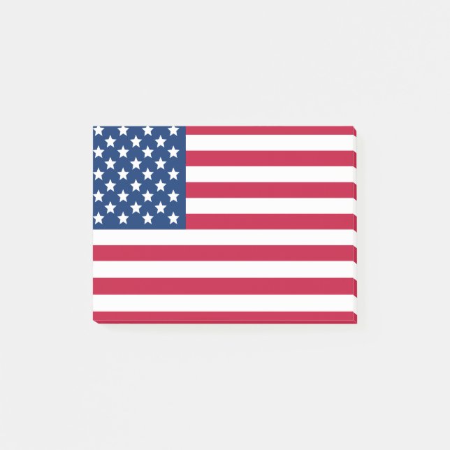 Bloco De Notas Bandeira Americana (Frente)