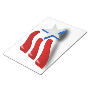 BLOCO DE NOTAS BANDEIRA AMERICANA