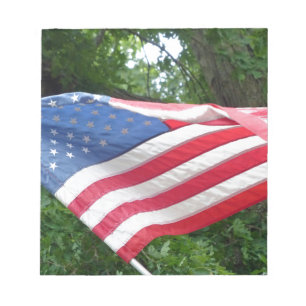 Bloco De Notas Bandeira Americana