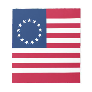 Bloco De Notas Bandeira Americana Betsy Ross
