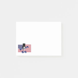 Bloco De Notas Bandeira americana patriótica
