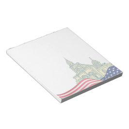 Bloco De Notas Bandeira Americana Personalizada Patriótica EUA
