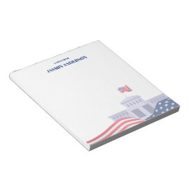 Bloco De Notas Bandeira Americana Personalizada Patriótica EUA