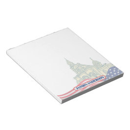 Bloco De Notas Bandeira Americana Personalizada Patriótica EUA