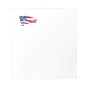 Bloco De Notas Bandeira Americana Tatuada