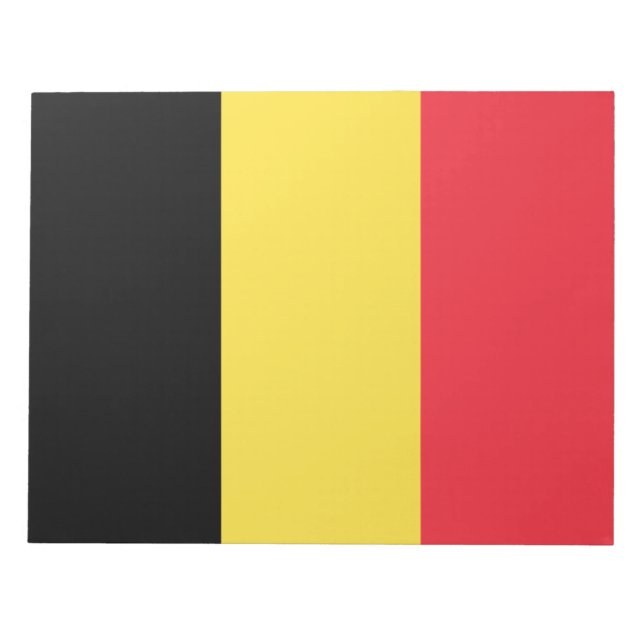 Bloco De Notas Bandeira belga (Frente)