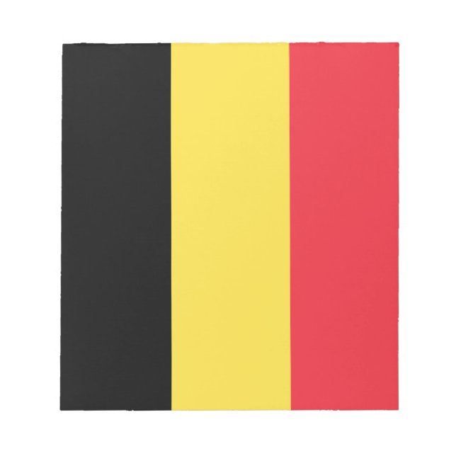 Bloco De Notas Bandeira Belga Patriótica (Frente)