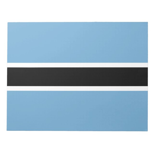 Bloco De Notas Bandeira Botsuana (Botsuana) (Frente)