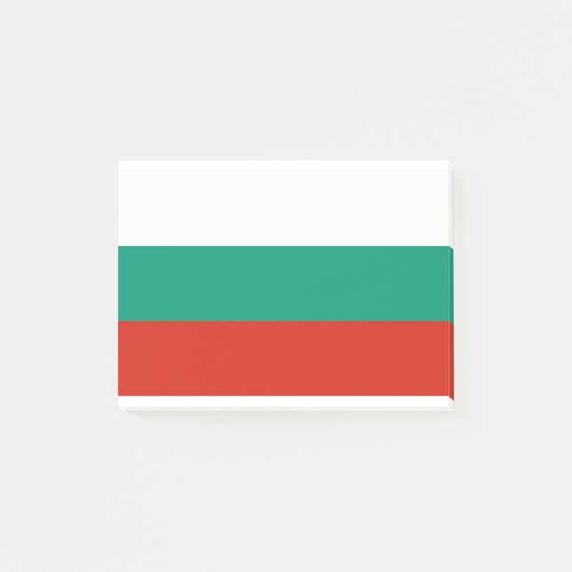 Bloco De Notas Bandeira Bulgária (Frente)