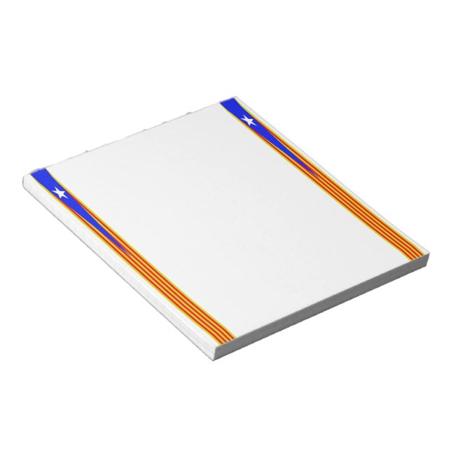 Bloco De Notas bandeira catalã (Inclinado)
