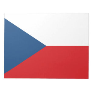Bloco De Notas Bandeira Checa