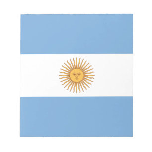 Bloco De Notas Bandeira da Argentina