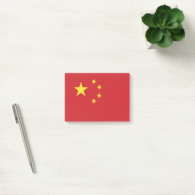 Bloco De Notas Bandeira da China (Escritótio)