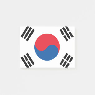 Bloco De Notas Bandeira da Coreia do Sul